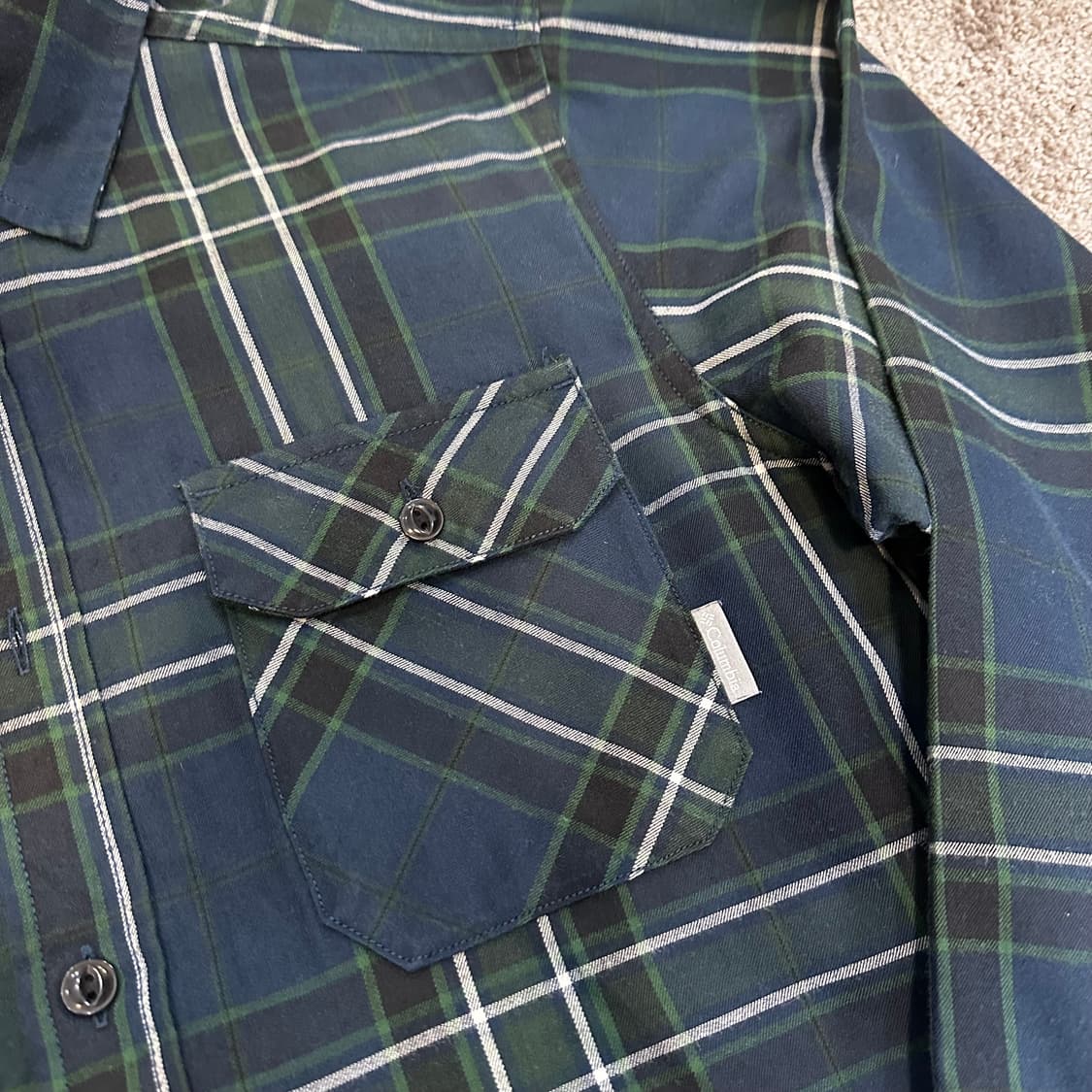 컬럼비아 스포츠웨어 그린 헤릿셔츠M 상품이미지4