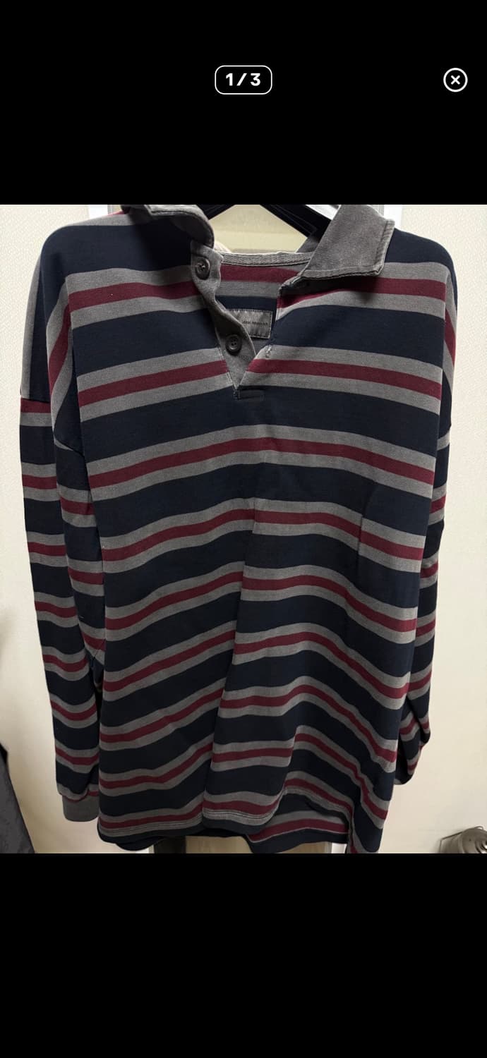 엔도어 vintage stripe polo shirts 1사이즈 상품이미지1