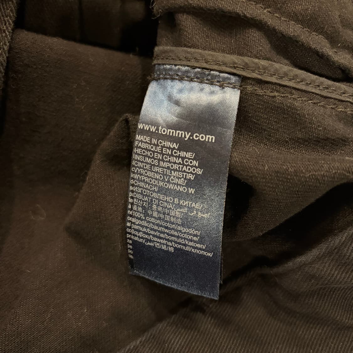 [S] 타미힐피거 타미진스 블랙 코튼 트러커 자켓 B859 상품이미지5