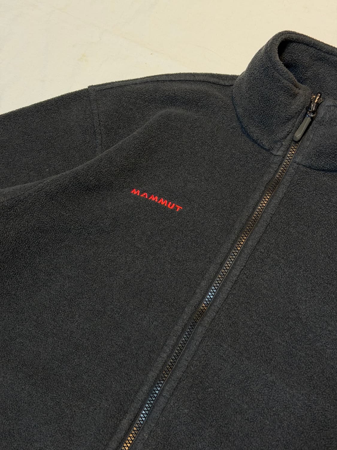 마무트 폴라텍 플리스 집업 자켓 딥 차콜 블랙 상품이미지3