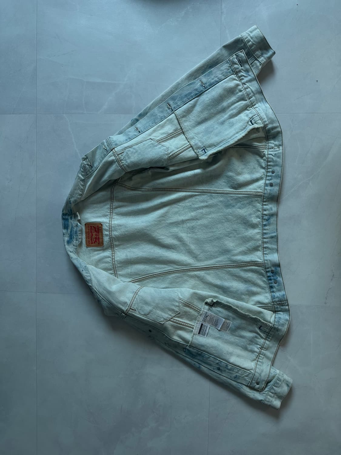 리바이스 블리치 워싱 트러커 데님 자켓 상품이미지6