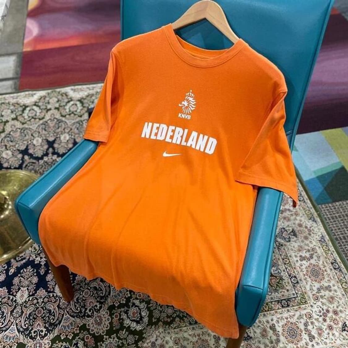 나이키 2004 네덜란드 반니스텔루이 티셔츠 (M)   상품이미지3