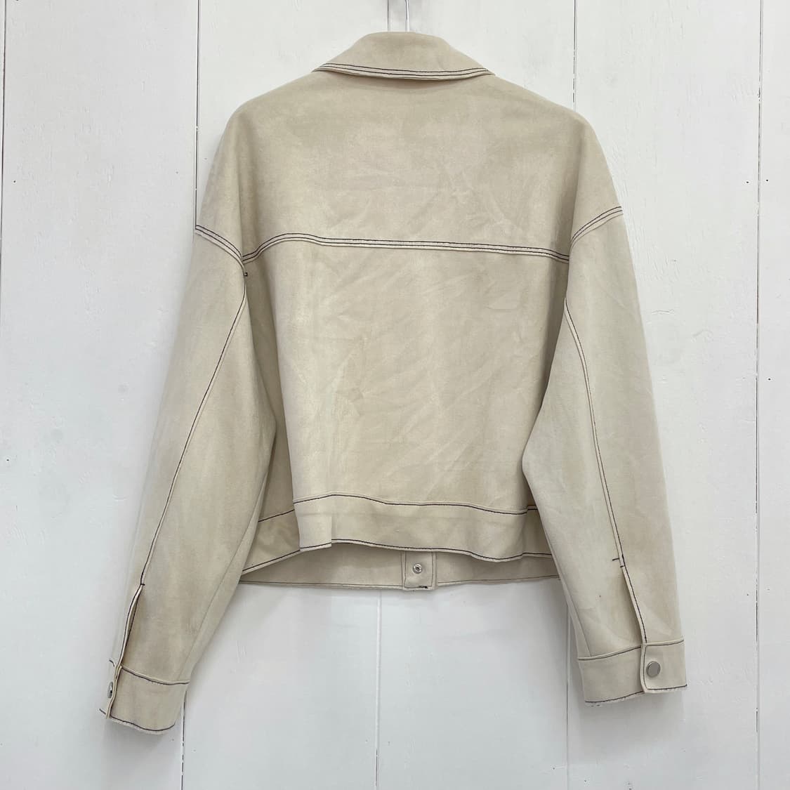 자라(ZARA) 스웨이드 스티치 크롭 자켓 상품이미지3