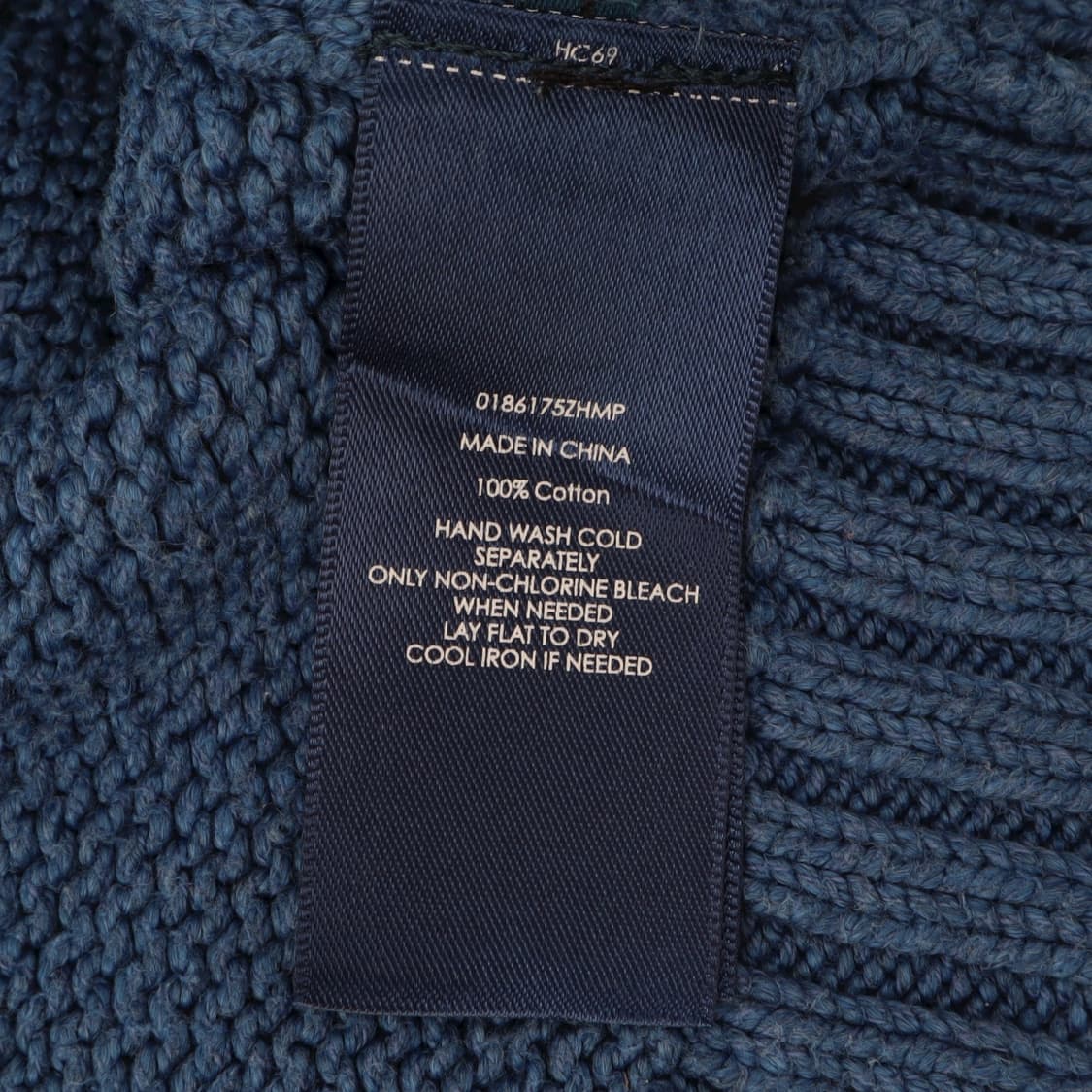 폴로 랄프로렌 다크블루 하프 집업 니트 상품이미지8