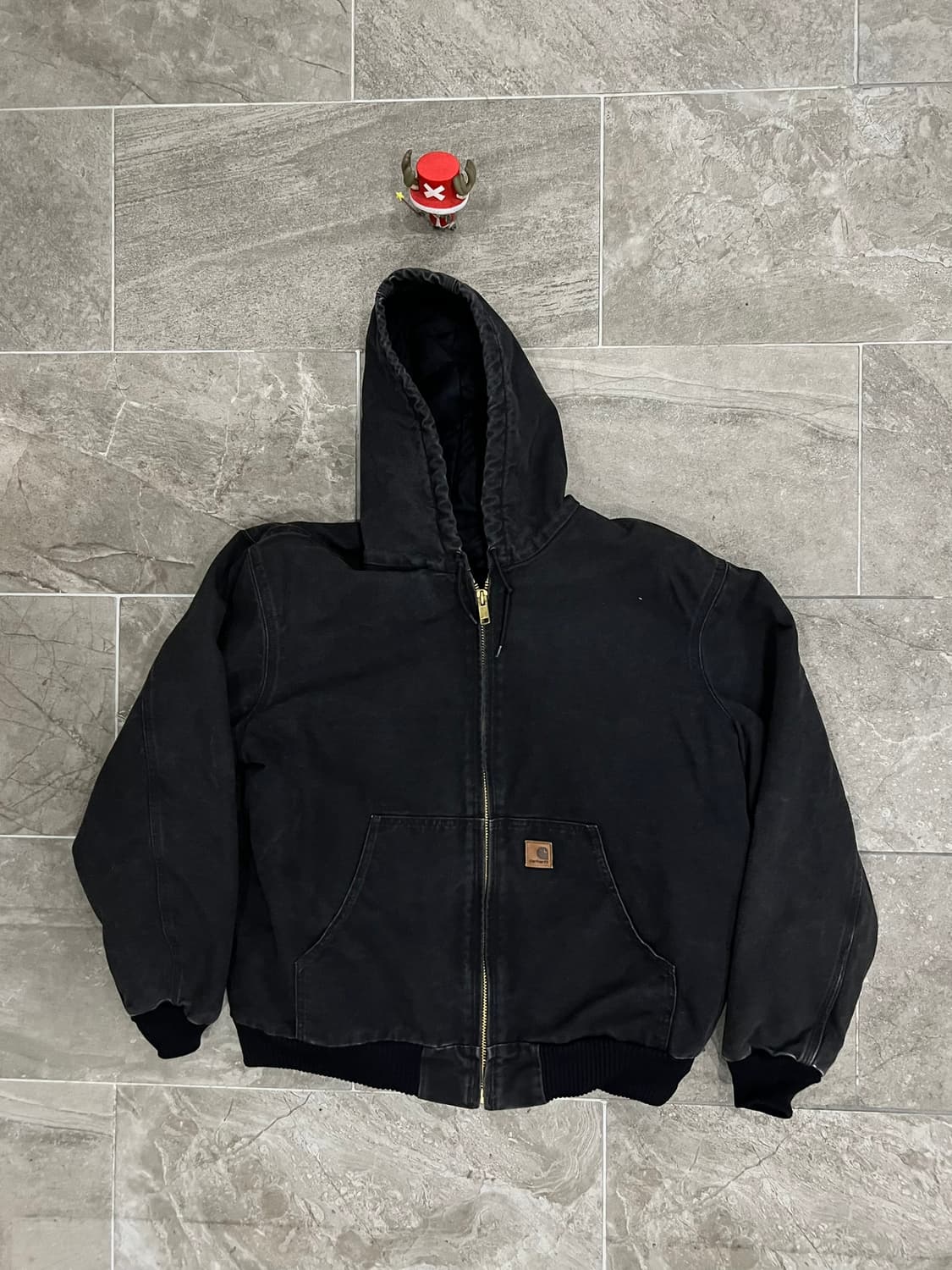 (XL) 칼하트 덕 액티브 후드자켓 J130 BLK 블랙 상품이미지1