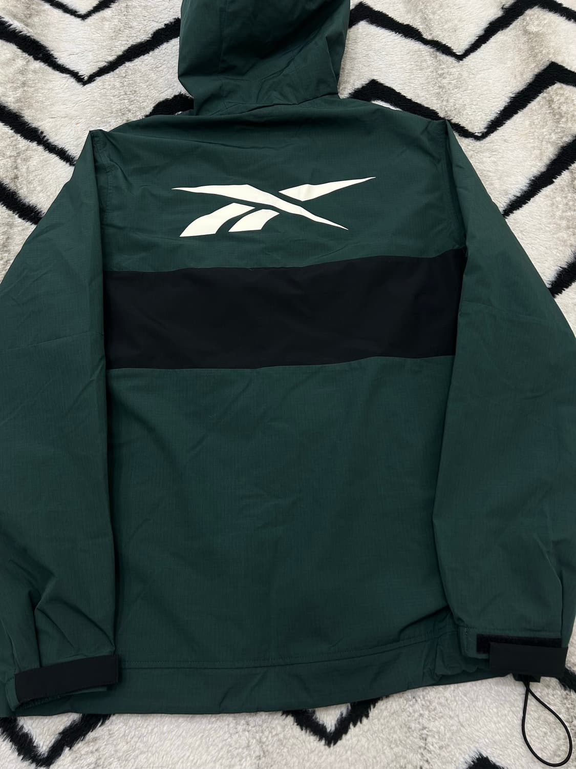 [L]리복 클래식 빅로고 후드 아노락/그린 상품이미지3