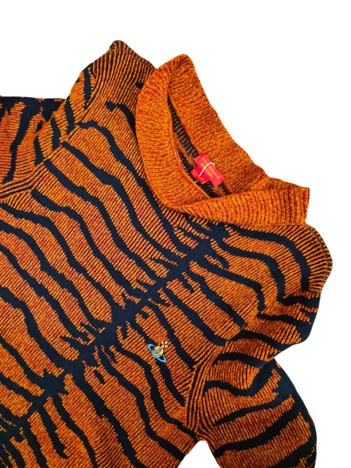 비비안웨스트우드 타이거 패턴 롱 스웨터 상품이미지2