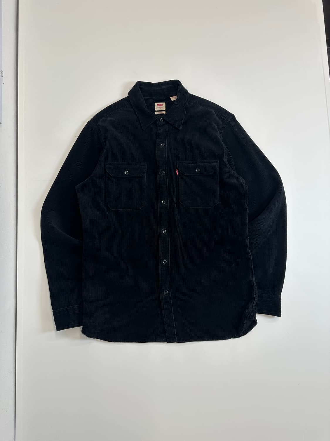 리바이스 코듀로이 올블랙 포켓셔츠 M 상품이미지1