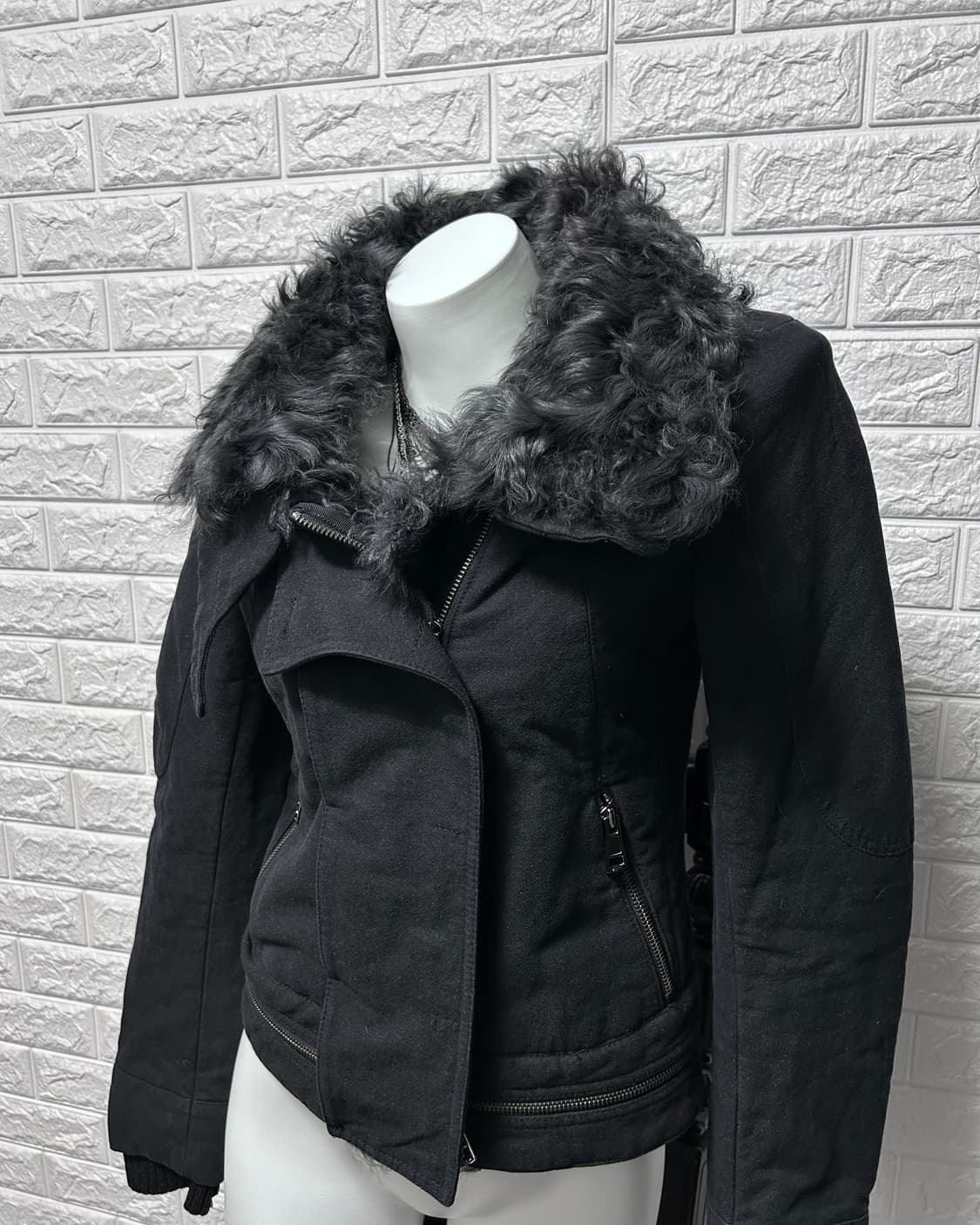 시스템 시어링 하이브리드 하이넥 자켓 상품이미지2