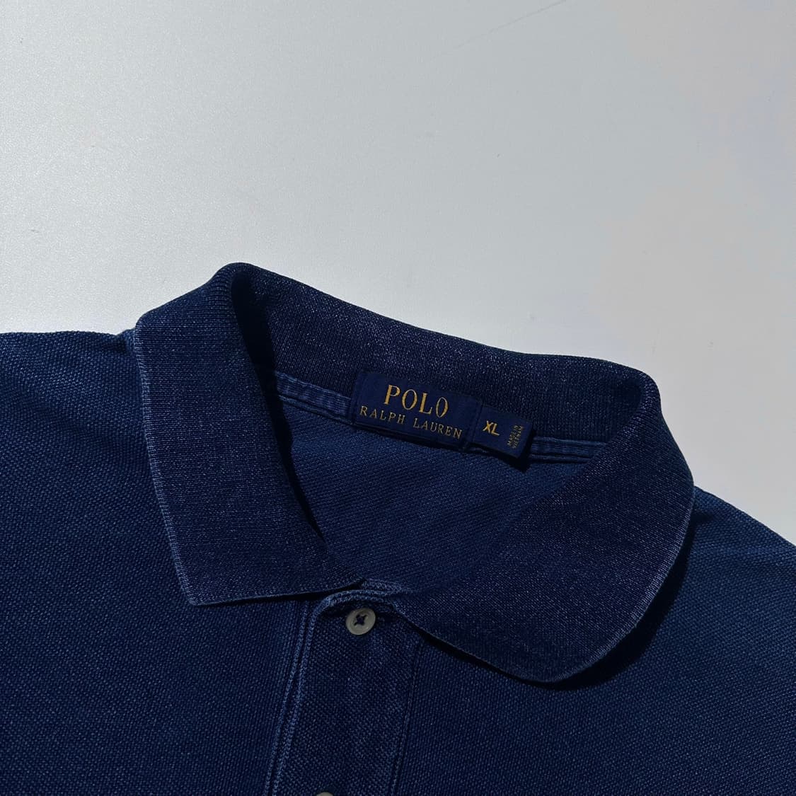 폴로 랄프로렌 인디고 카라 반팔 티셔츠 상품이미지4