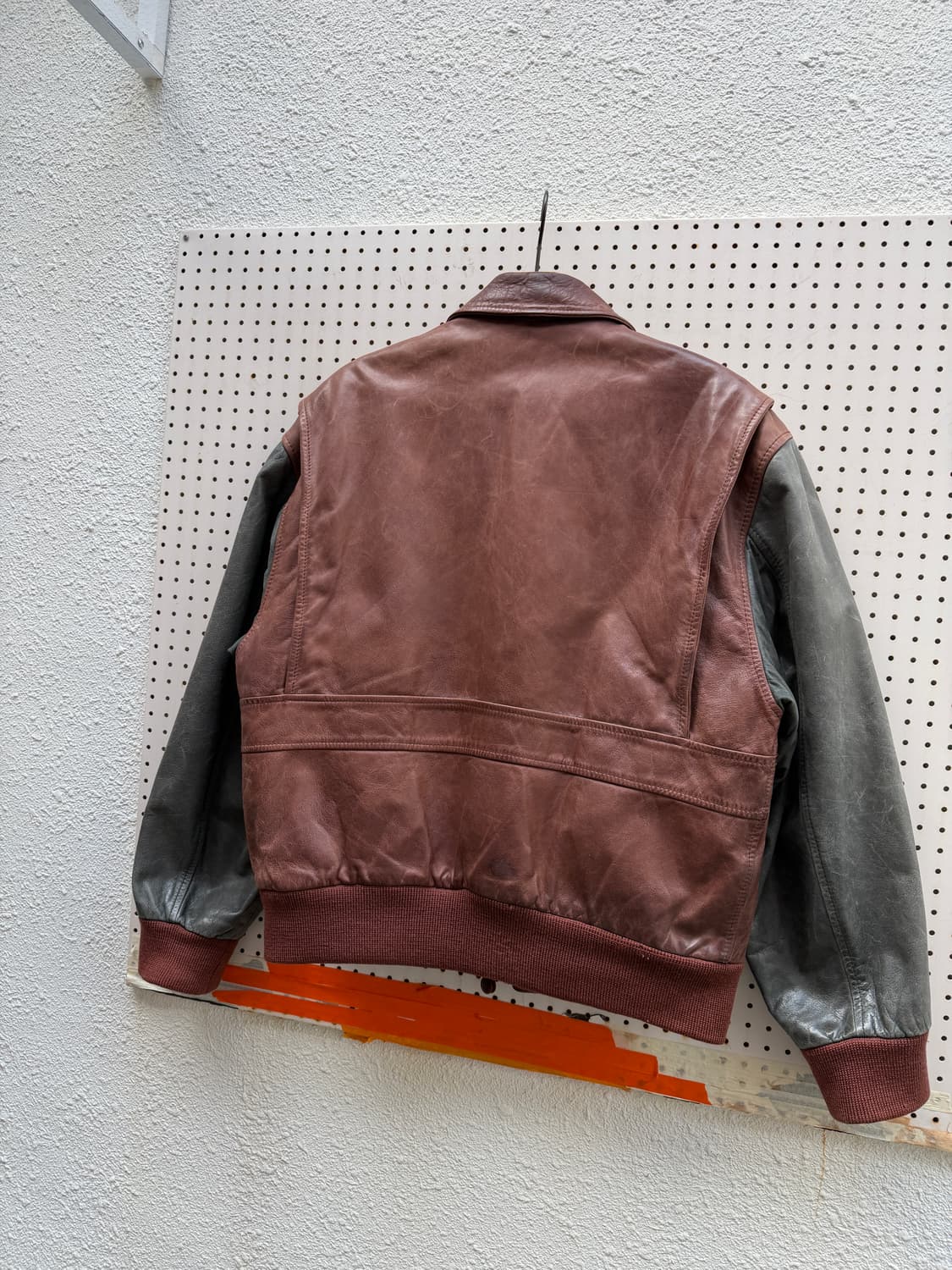 1980s SCOUT COWHIDE FLIGHT 빈티지 A-2 레더봄버 상품이미지9