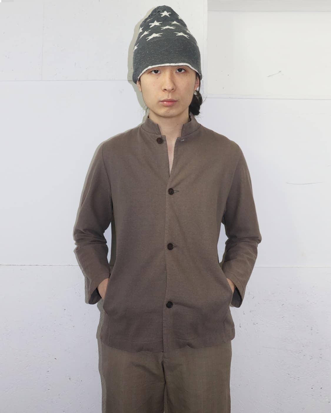 와이즈 스탠드 카라 자켓 상품이미지1