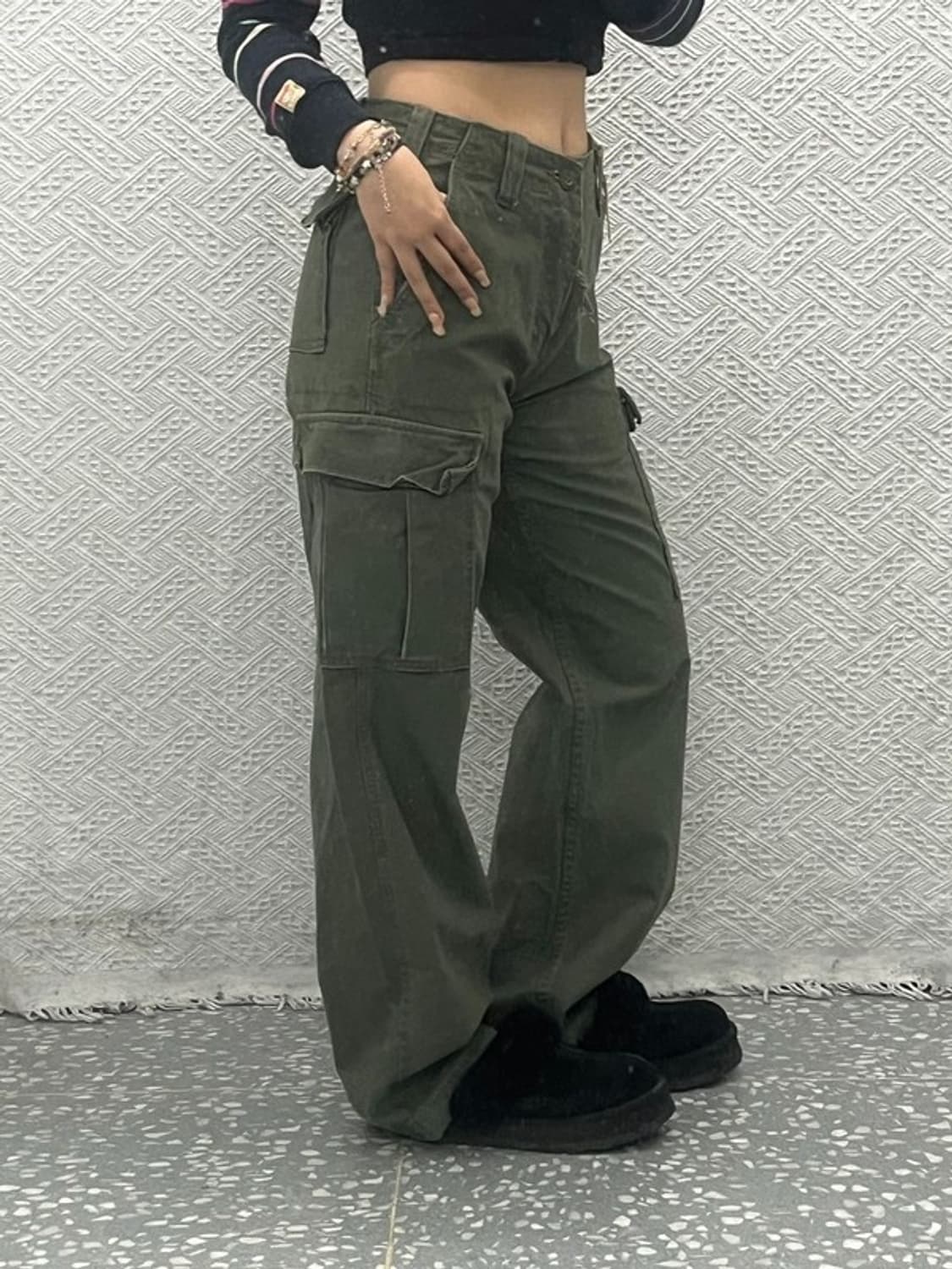 HCO 빈티지 카고팬츠 면바지 28인치 C06405 상품이미지1