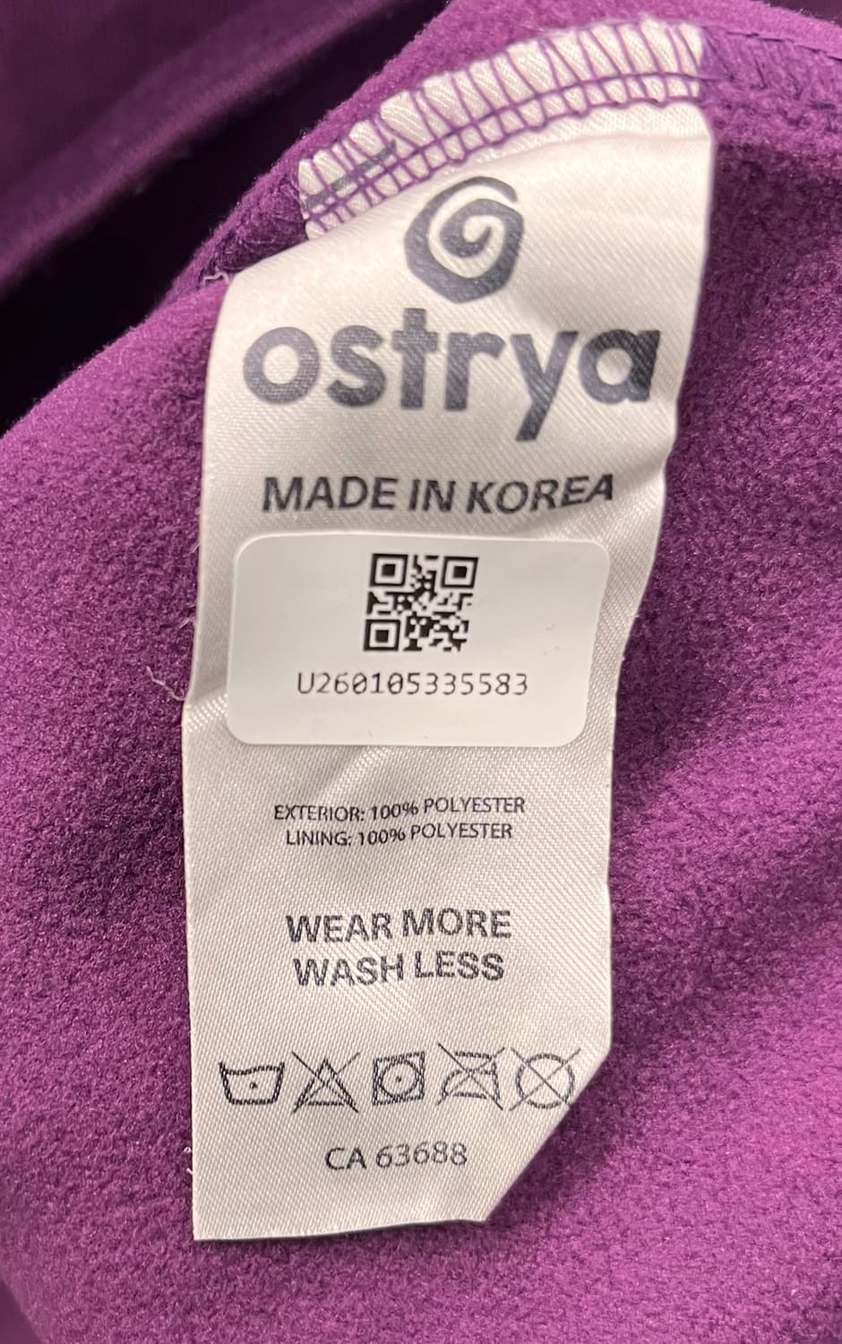 ostrya 오스트리야 플리스 반집업 자켓 상품이미지4