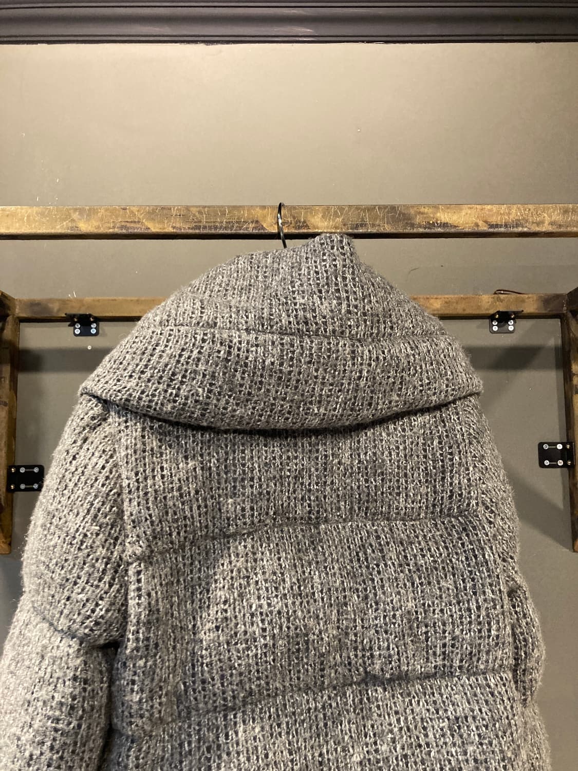 볼드 니트 패디드 자켓 상품이미지8