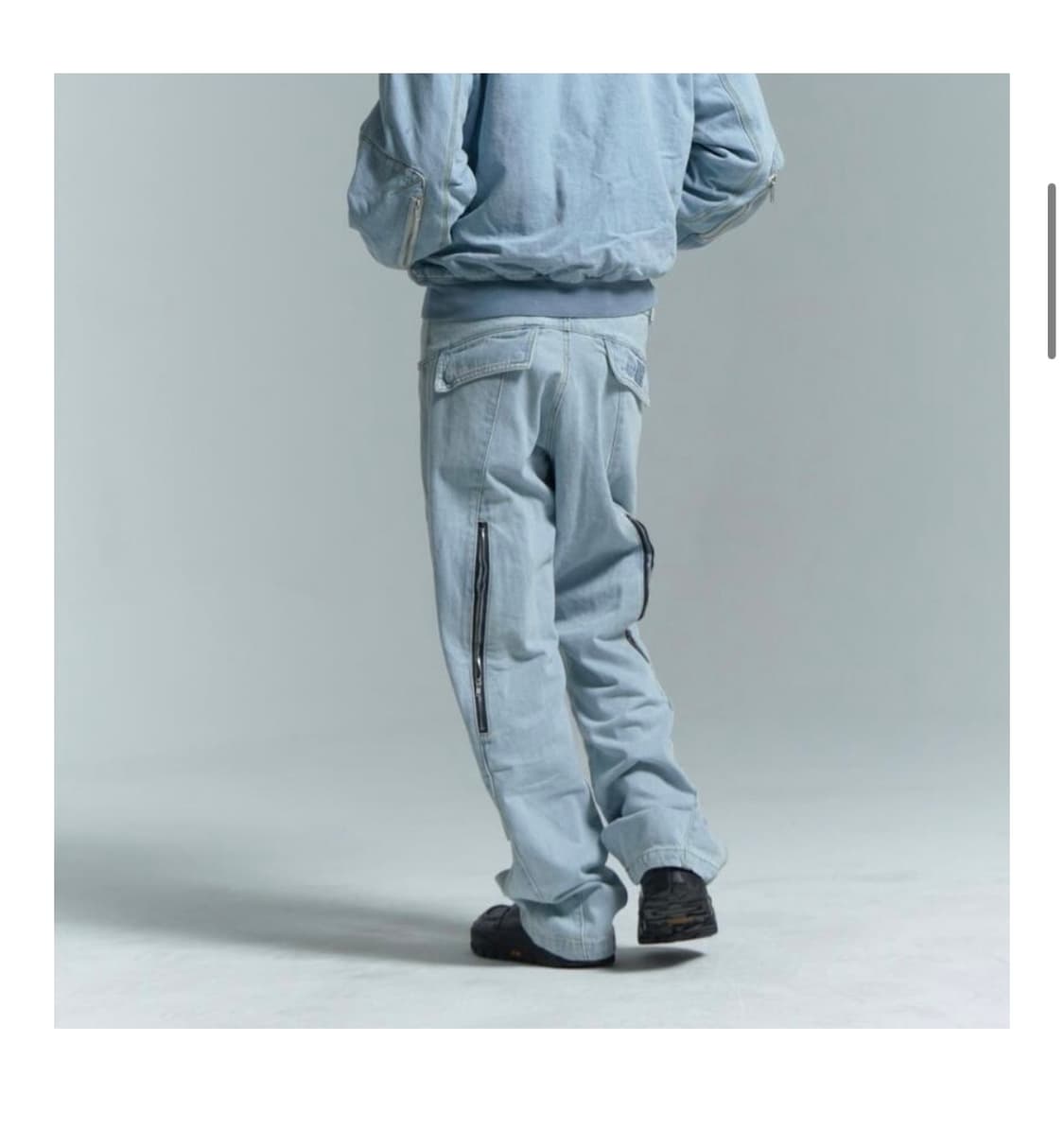 MPa WAVE ZIPPER PANTS (STEEL BLUE) S 상품이미지1