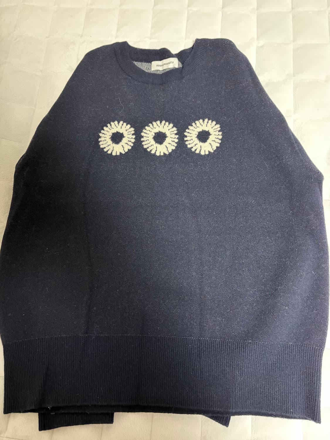 999휴머니티 니트 네이비 2사이즈  상품이미지2