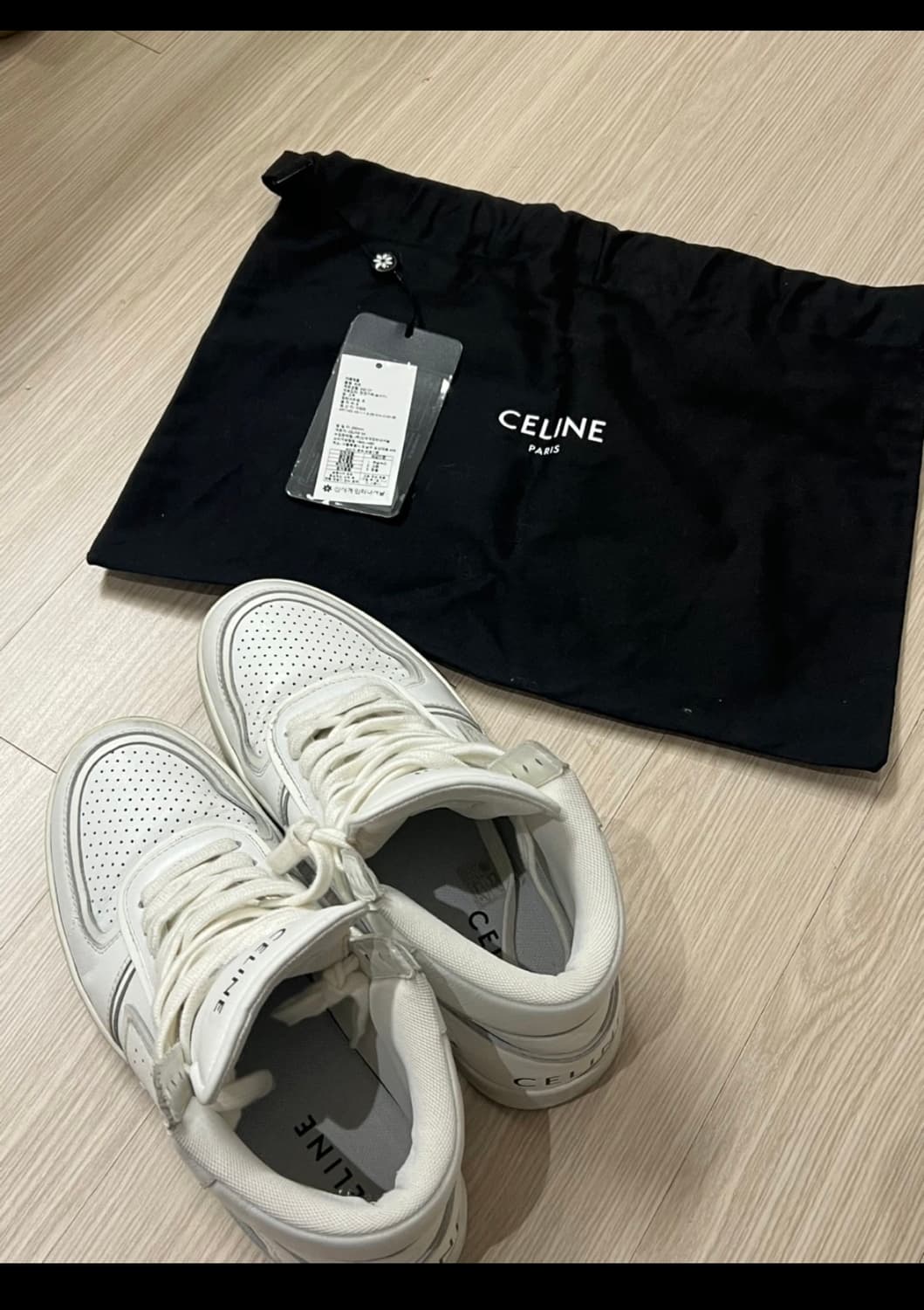 셀린 하이탑 스니커즈 250 / 38 상품이미지8