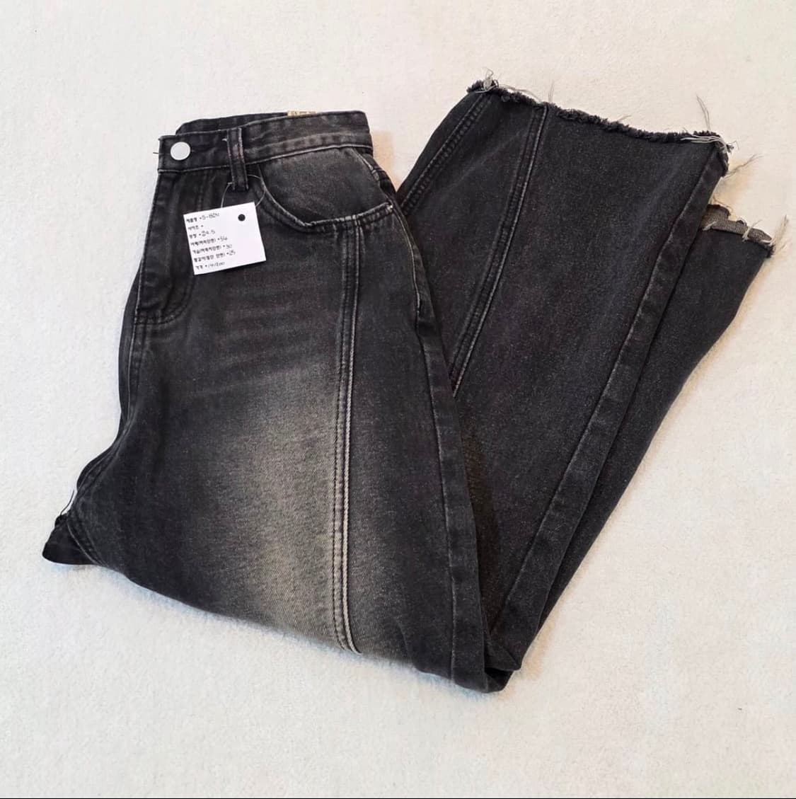 S-BIN 와이드 워싱 청바지 상품이미지4