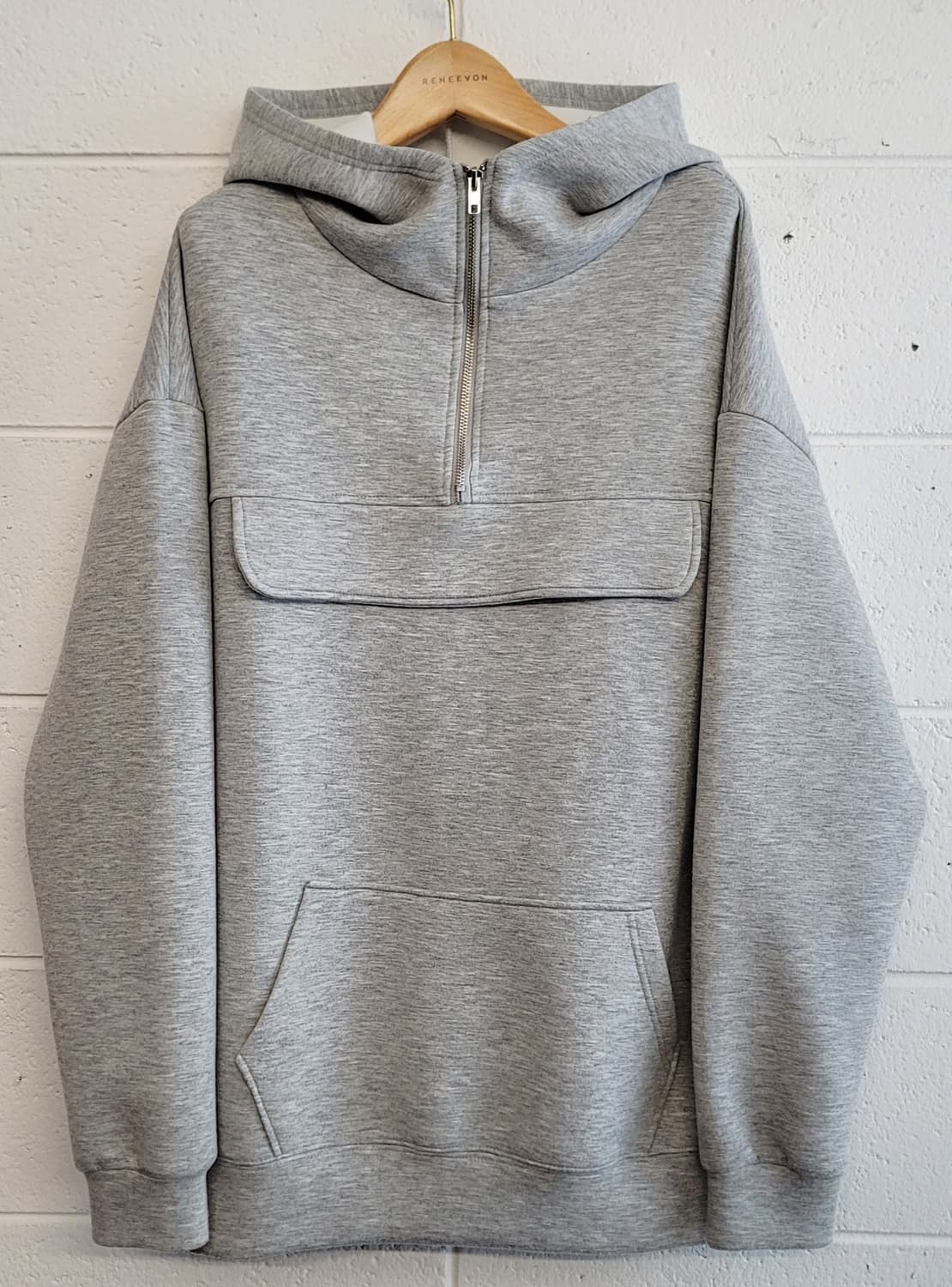 카리스마 폴리 오버핏 후드티셔츠 판매 상품이미지1