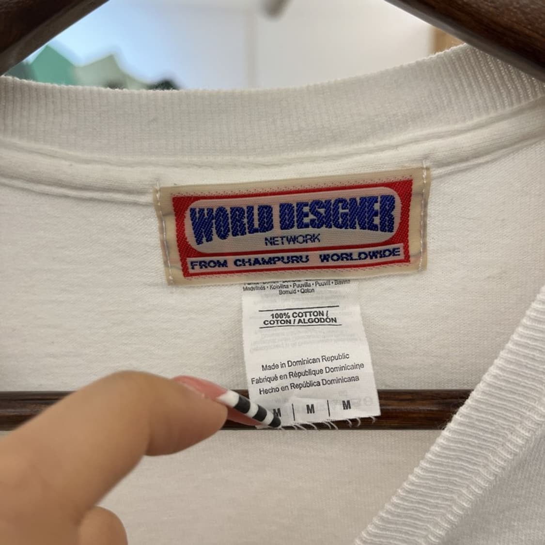 빈티지 스트릿 펑크 힙합 빅 레터링 반팔티 M C10544 상품이미지5