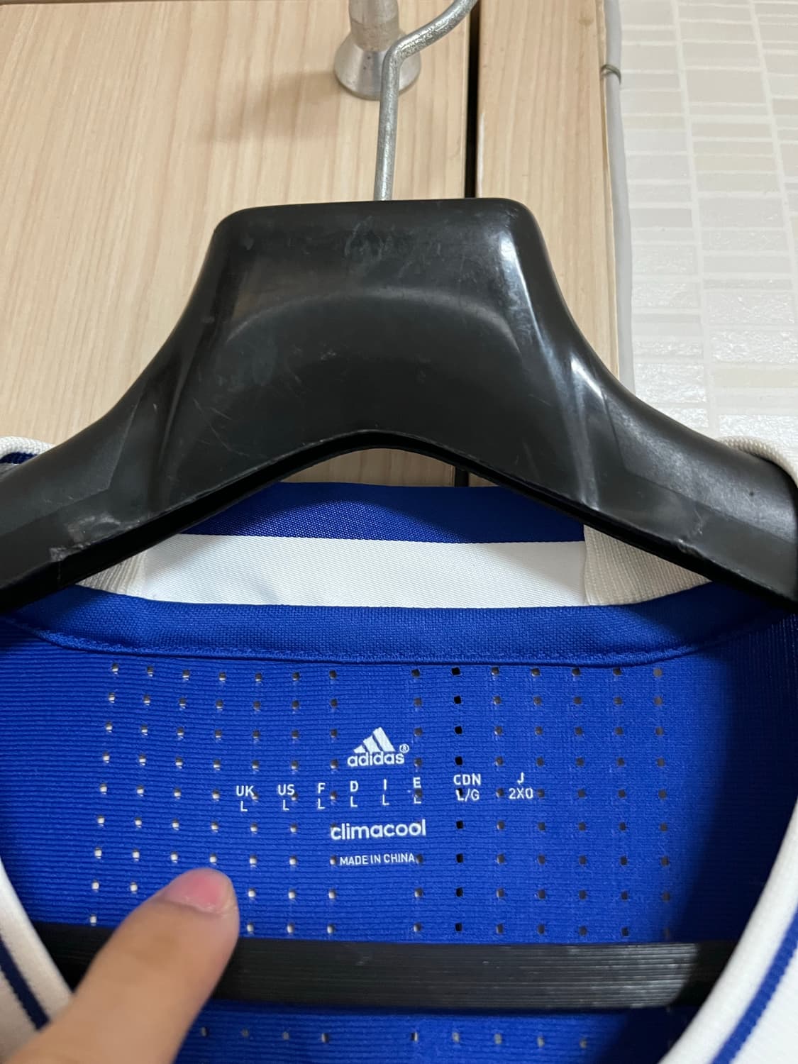 [L] 첼시 16-17 홈 유니폼 어센틱 아자르 마킹 상품이미지4