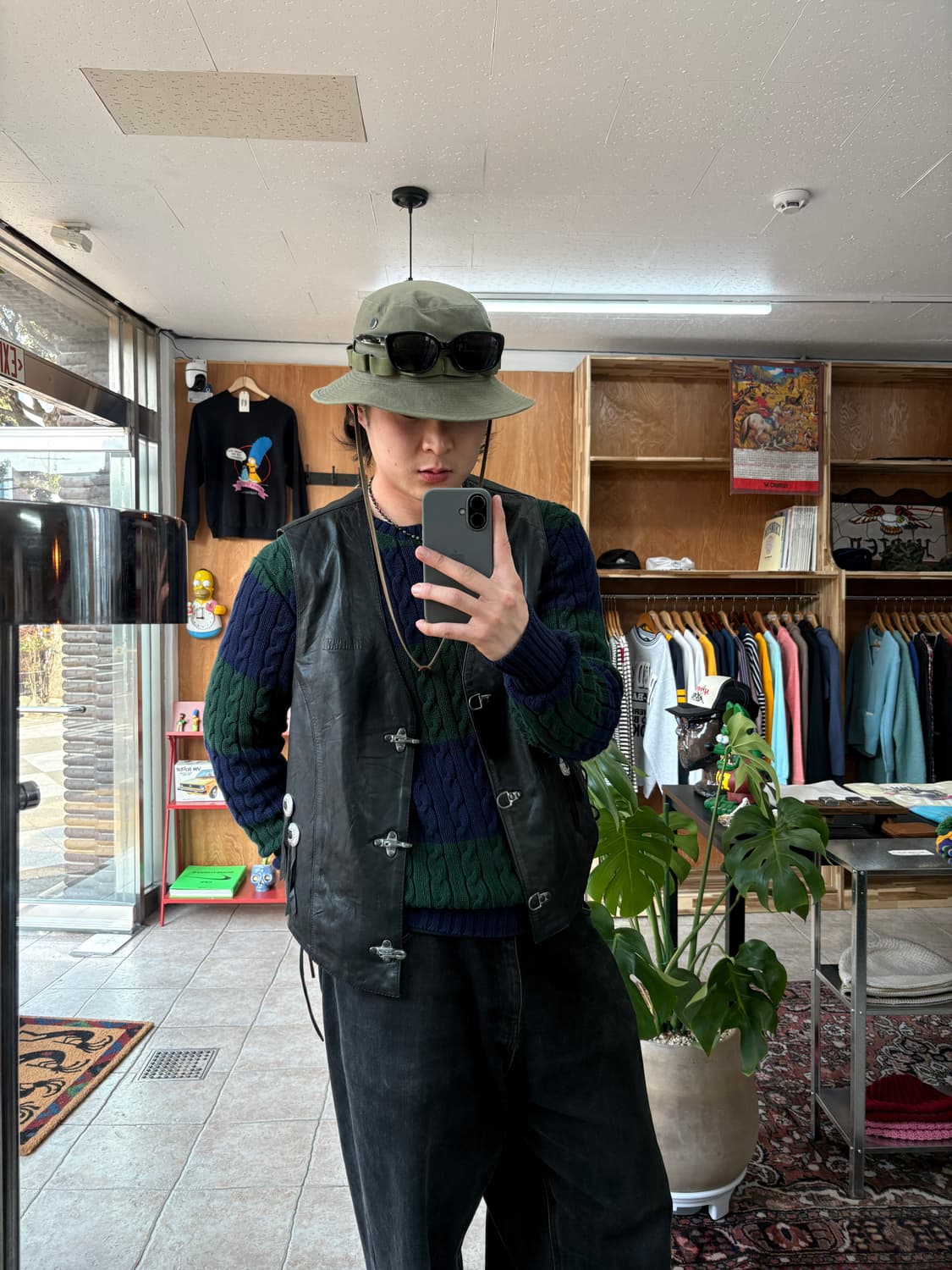 [2XL] High way fireman leather vest 상품이미지9