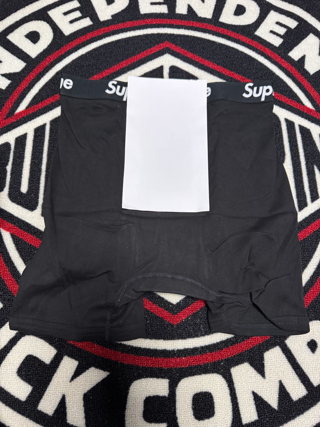 슈프림 헤인즈 복서 브리프 블랙 낱개 판매 상품이미지4