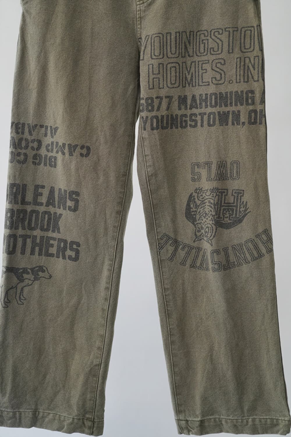 PAO PAO CLOTHING printed 워크 팬츠 상품이미지4