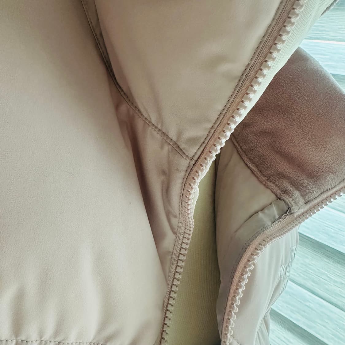 노스페이스 화이트 라벨 노벨티 눕시 패딩 핑크 xs  상품이미지4