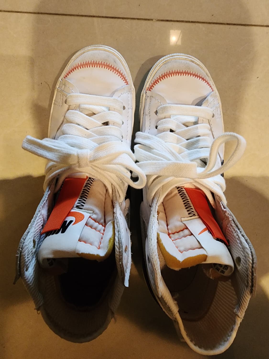 NIKE 나이키 블레이저 미드77 흰검 스니커즈 275mm 농구화 운동화 상품이미지2