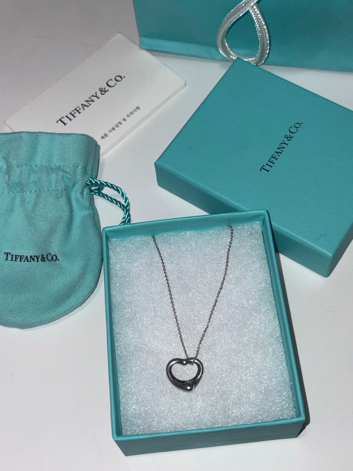 티파니앤코 오픈 하트 목걸이 상품이미지2