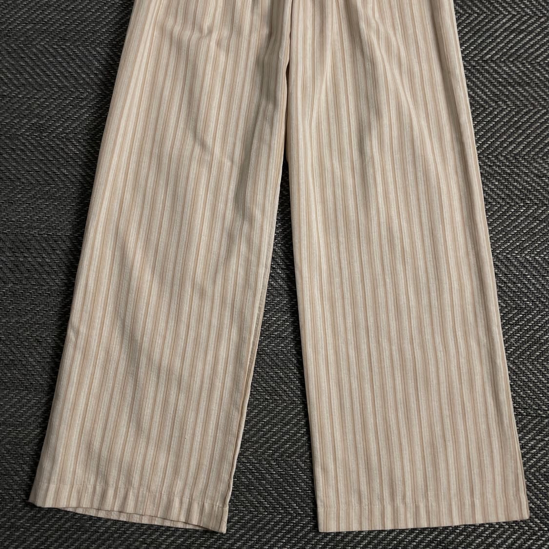 빈티지 우븐 스트라이프 와이드 트랙팬츠o 3746 상품이미지2