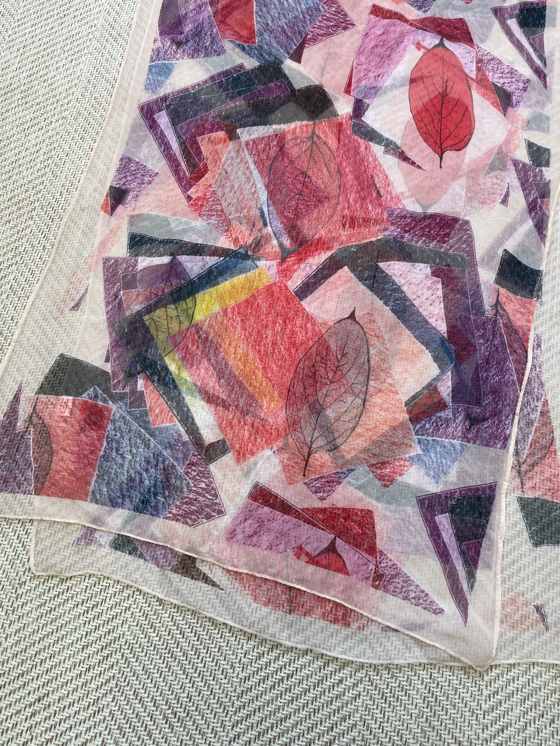 빈티지 실크 플로럴 스카프  상품이미지9