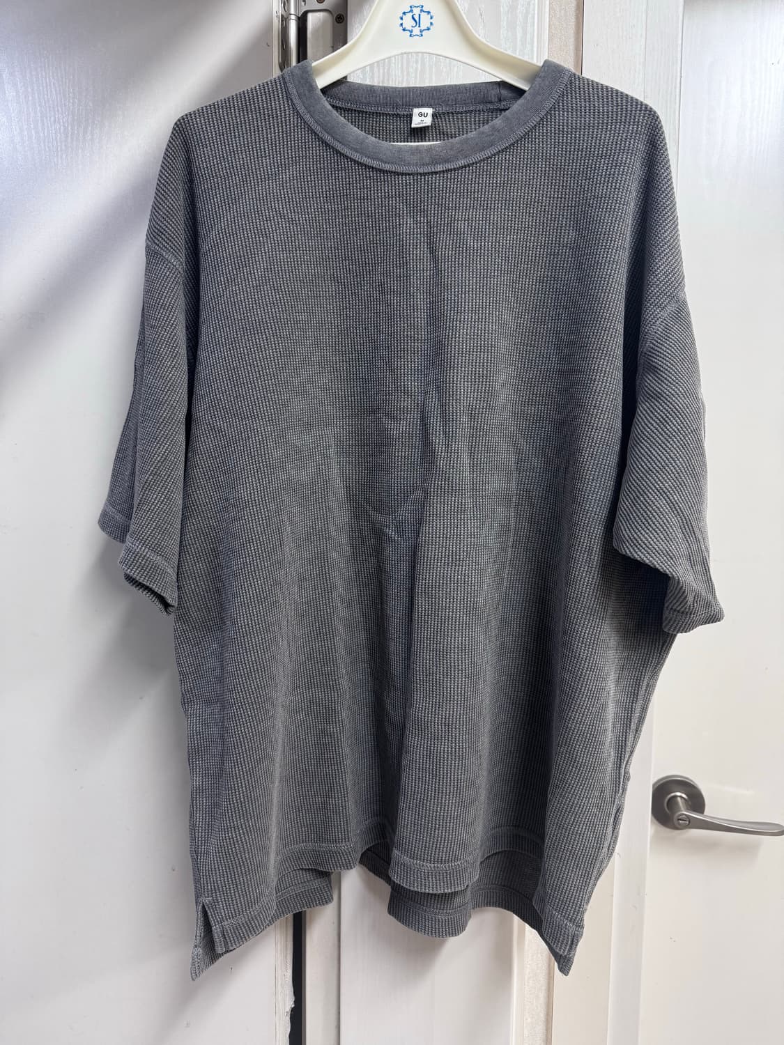 Gu 와플 반팔 티셔츠 그레이 상품이미지3