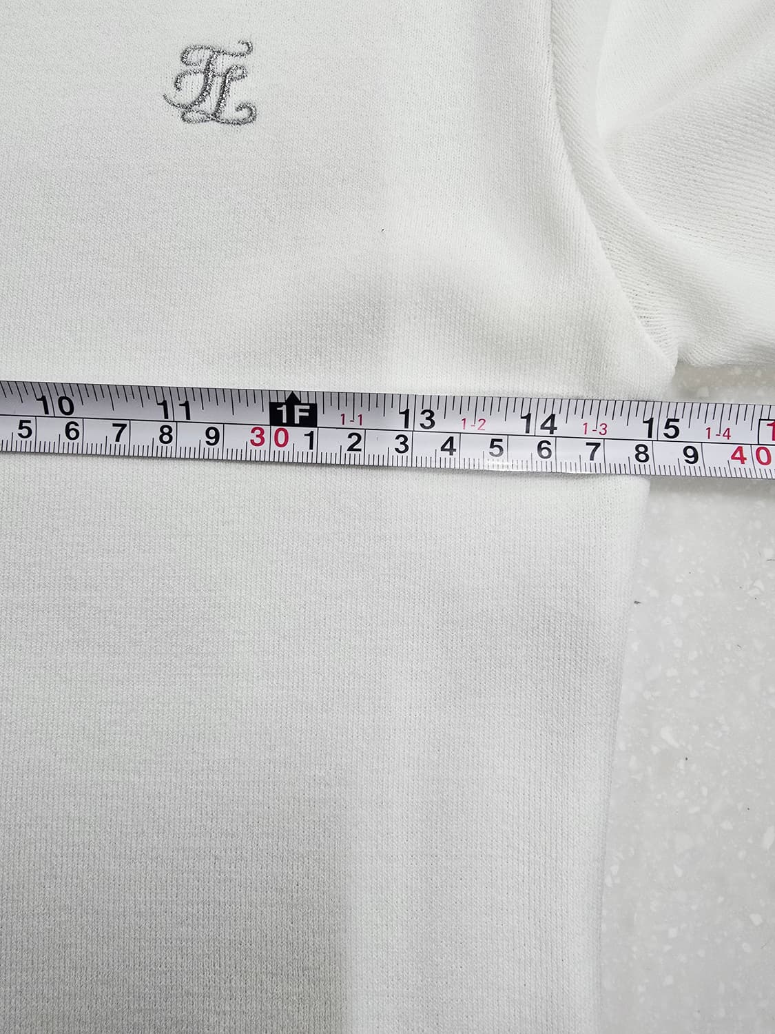 페어라이어 골프 화이트 오픈넥 칠부 니트 상품이미지8