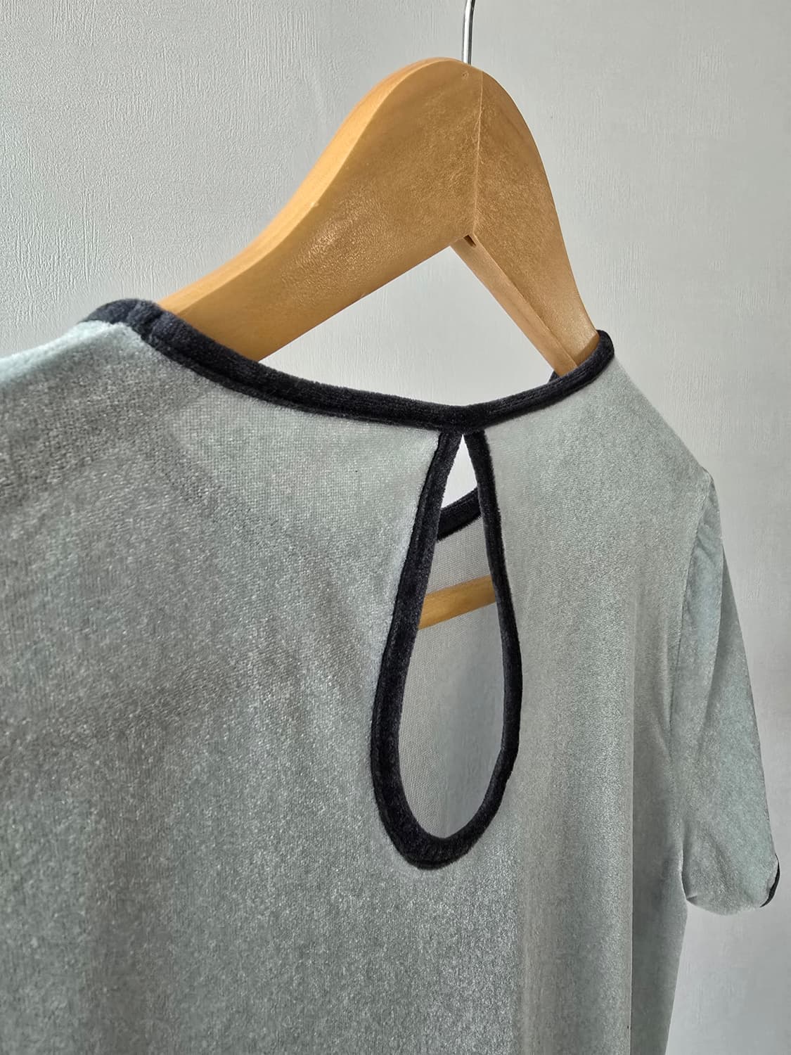 BEAUTY & YOUTH 민트 벨벳 링거 티셔츠 (FREE) 상품이미지4