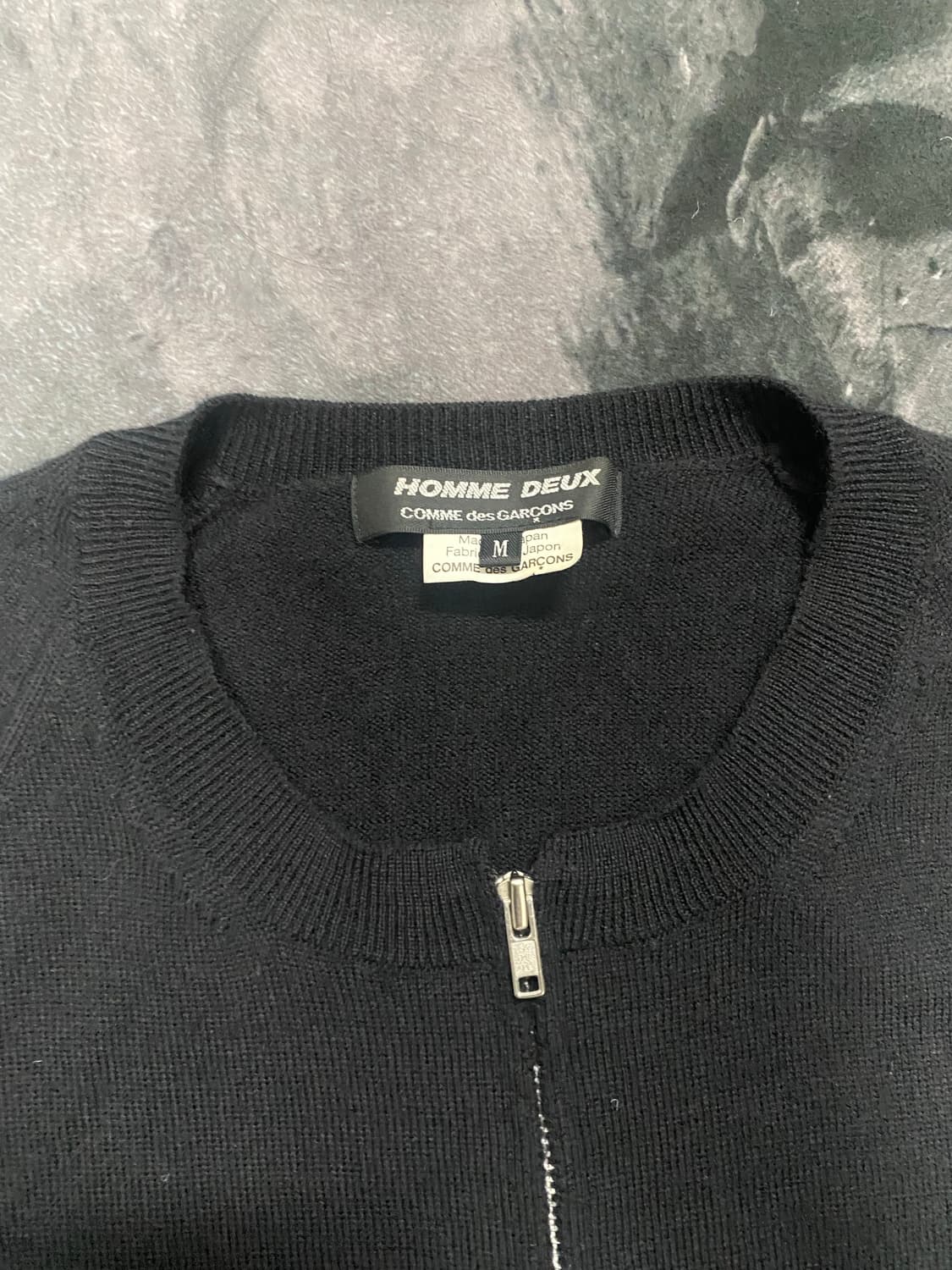 꼼데가르송 옴므 듀스 라운드 넥 가디건 상품이미지2