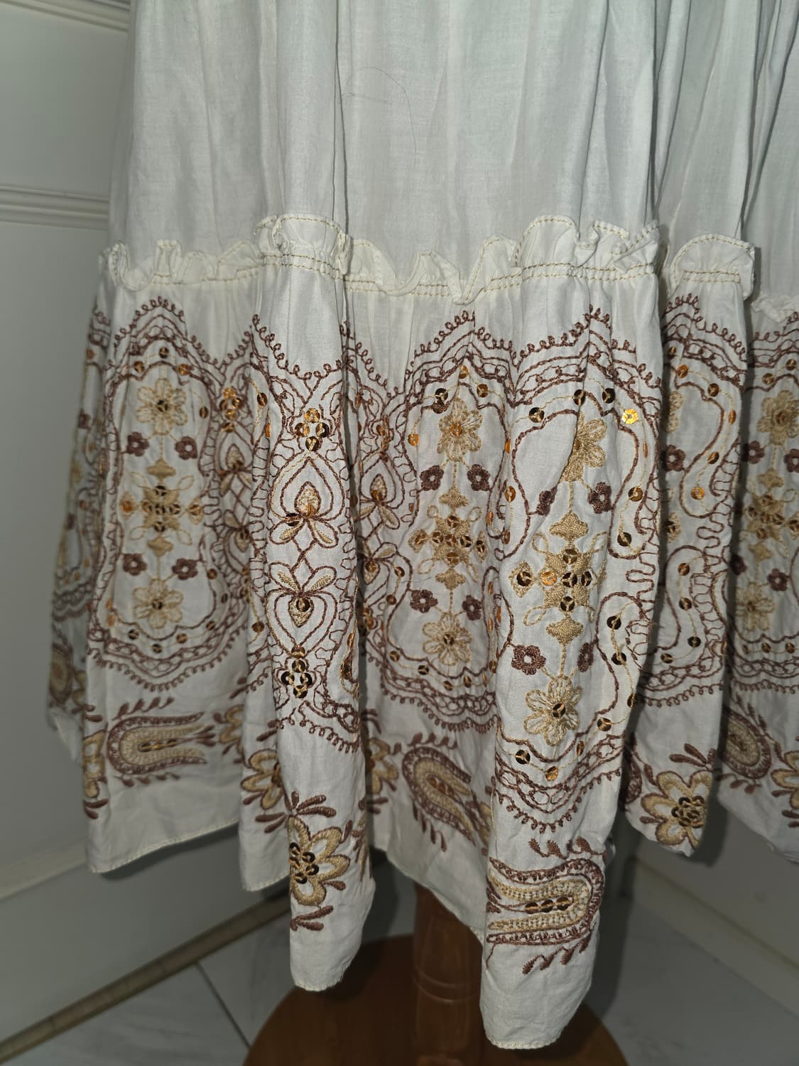 빈티지)하구미모리걸 라떼 페어리계 민소매캉캉패치워크원피스 볼레로 여름세트 상품이미지3