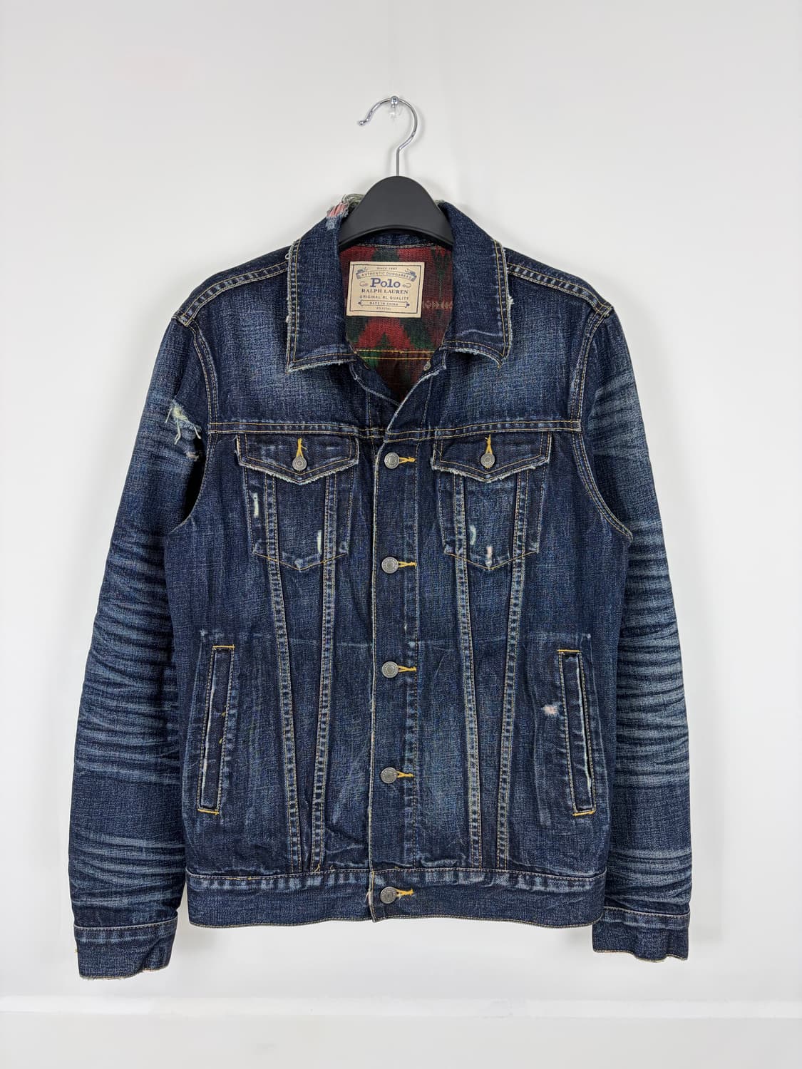 a115) 폴로랄프로렌 빈티지 페이디드 청자켓 상품이미지2