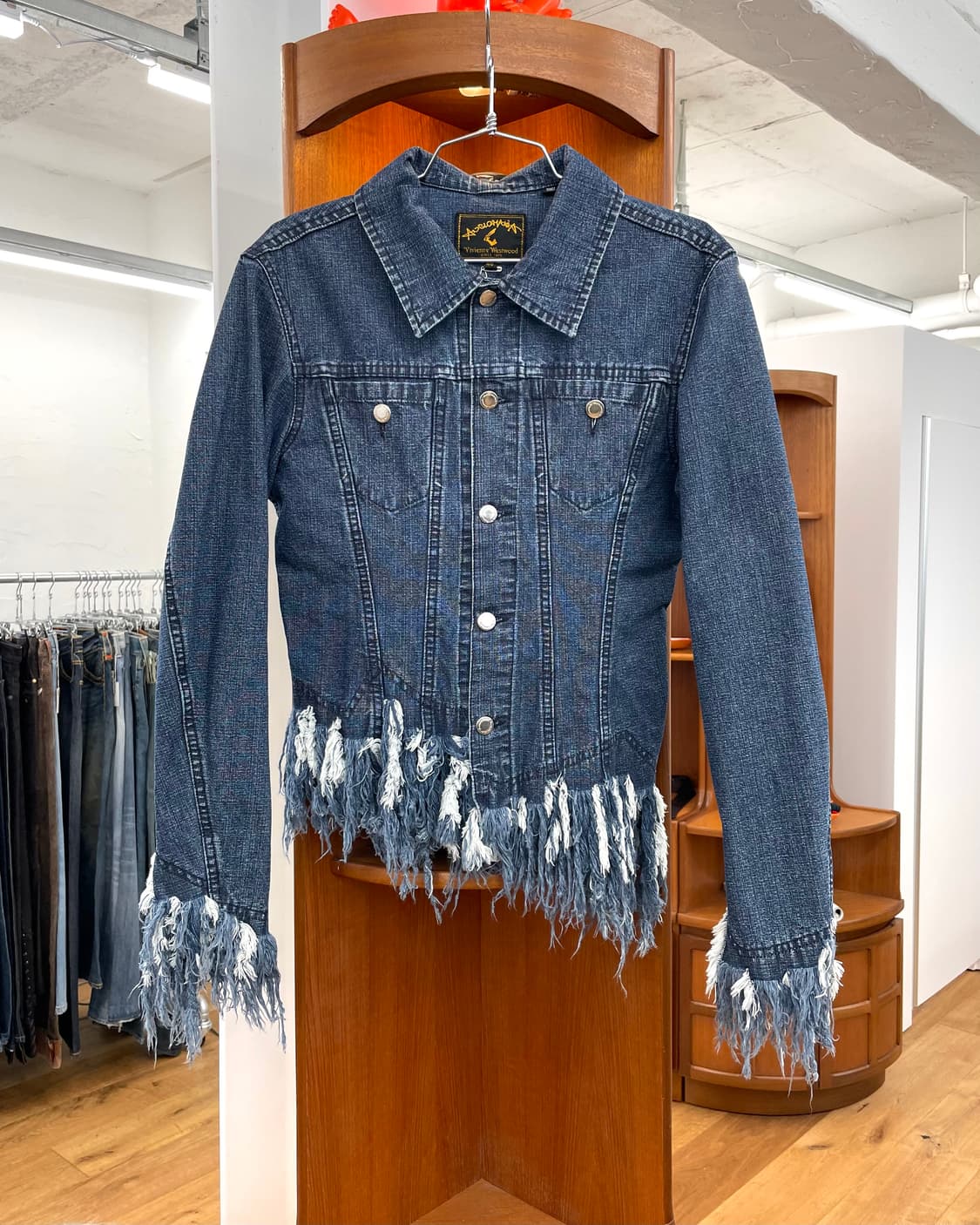 [46] 비비안웨스트우드 데님 프린지 자켓 상품이미지1