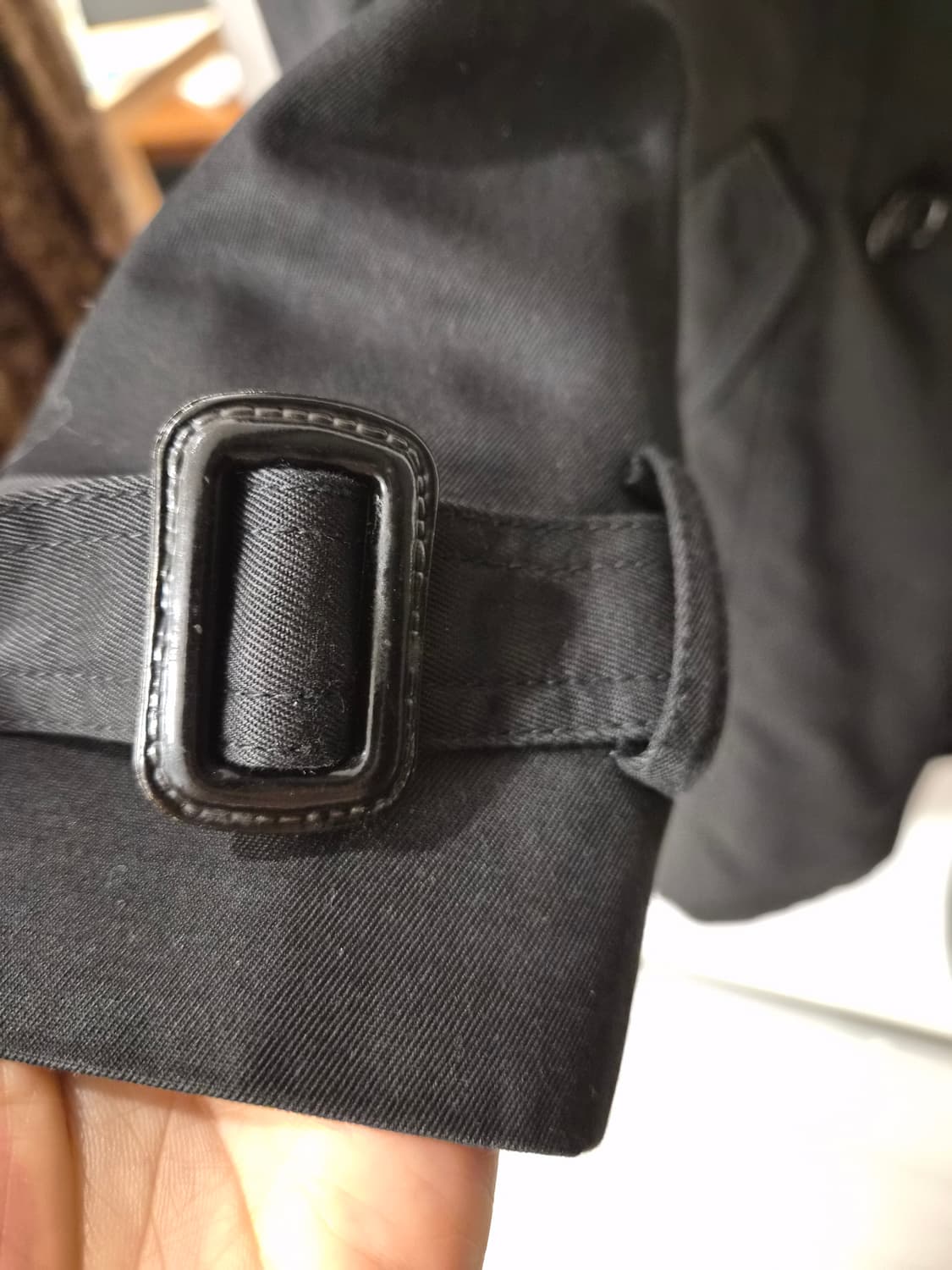 GGPX 블랙 트렌치코트 상품이미지3