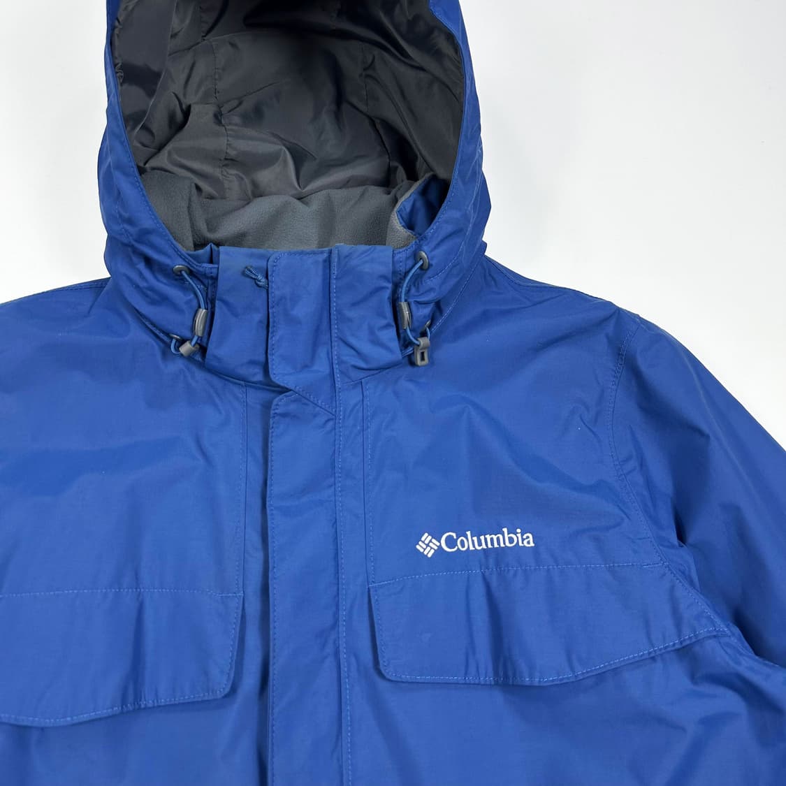 컬럼비아 옴닉테크 풀오버 블루 바람막이 자켓 (M) 상품이미지3