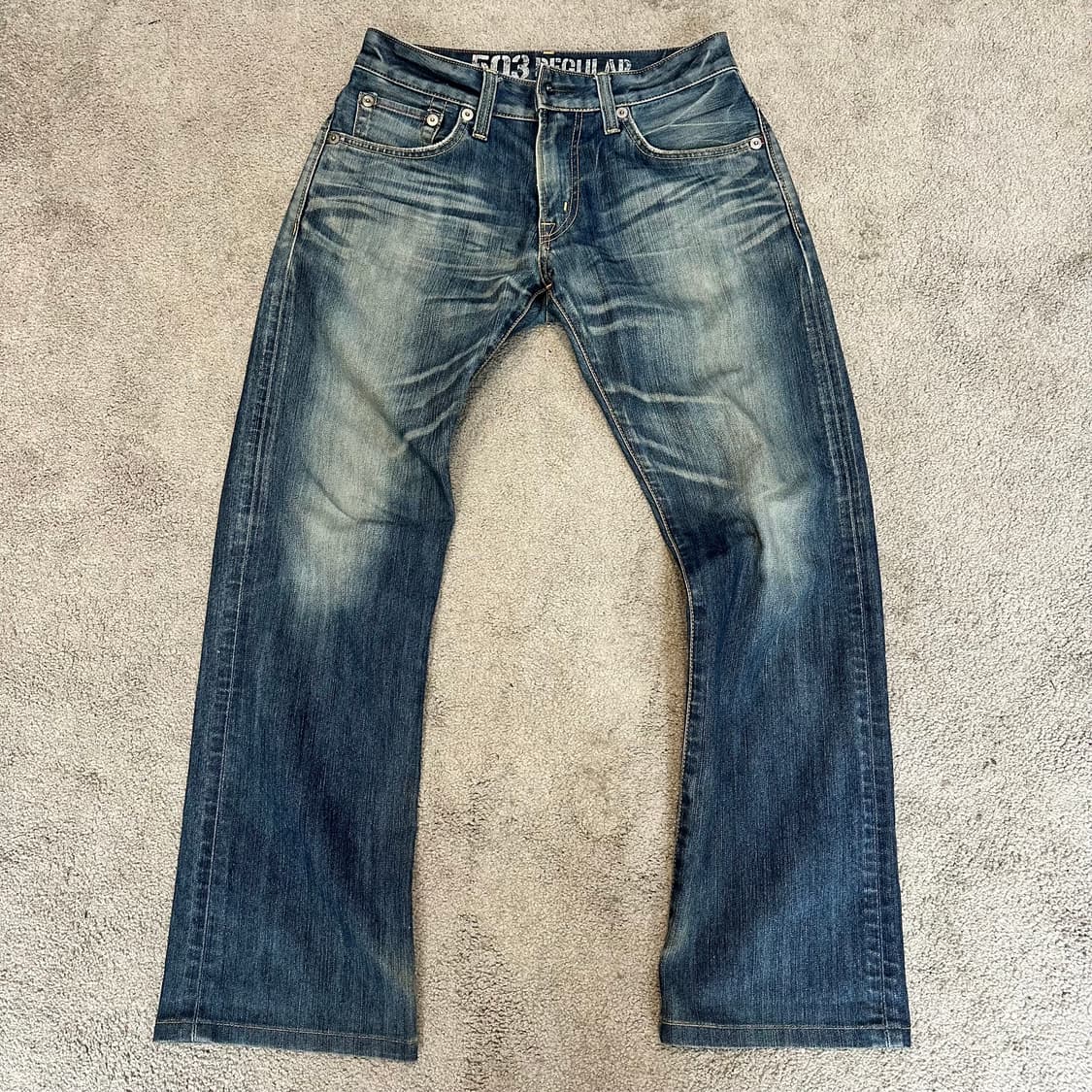 에드윈503 블루트립 레귤러 스트레이트핏 데님 팬츠(29) 상품이미지3