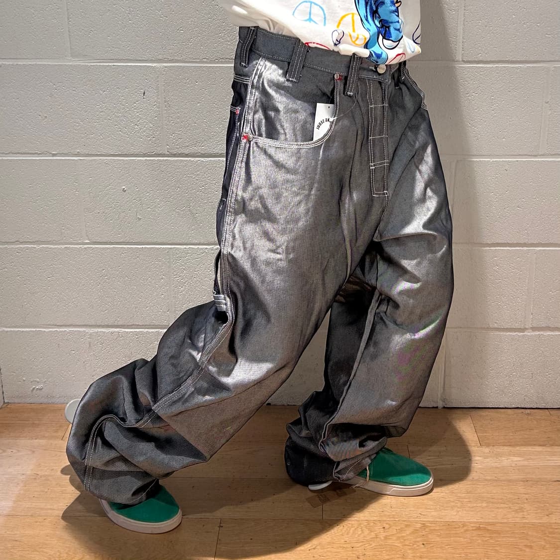 EMINEM Hip-Hop Silver Capenter Pants 상품이미지3