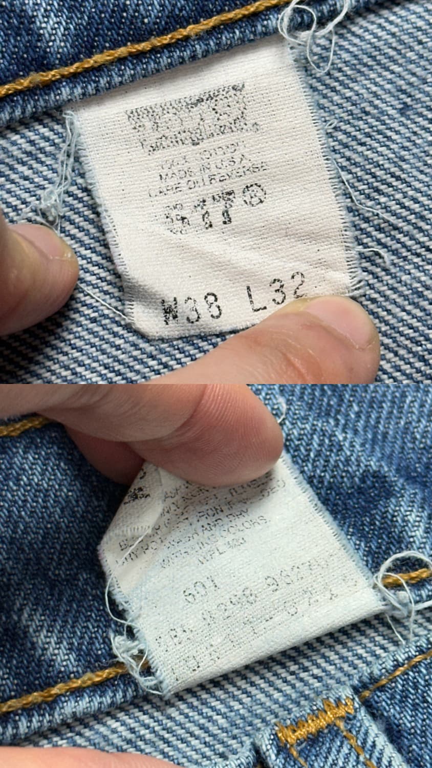 90's USA Made 빈티지 리바이스 517 부츠컷 오렌지탭 상품이미지9