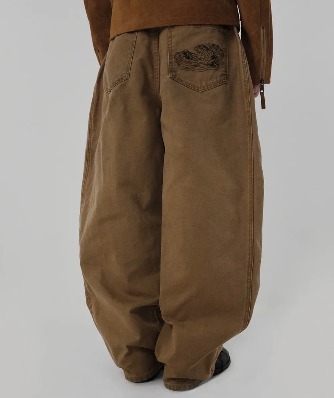 Contour pocket denim beige 상품이미지2