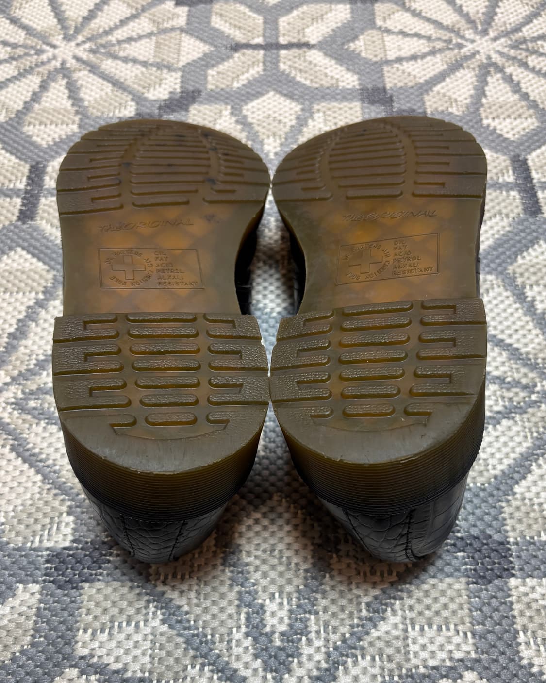 (270) 닥터마틴 10078 3홀 크로커다일 블랙 상품이미지8