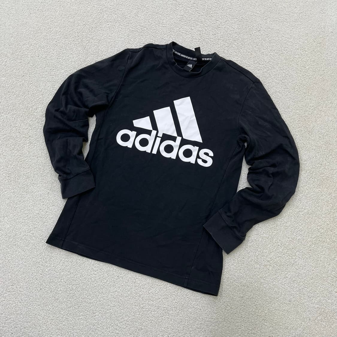 M 아디다스 빅로고 긴팔 티셔츠 0324M 상품이미지1