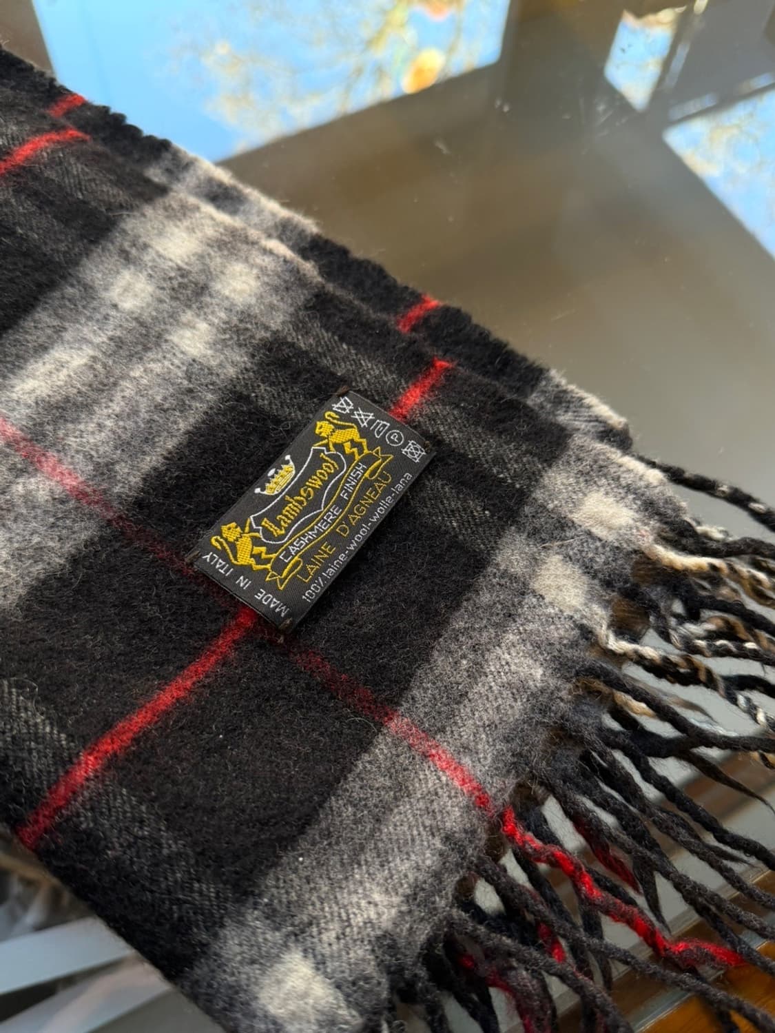 이태리 메이드 캐시미어 머플러 상품이미지4